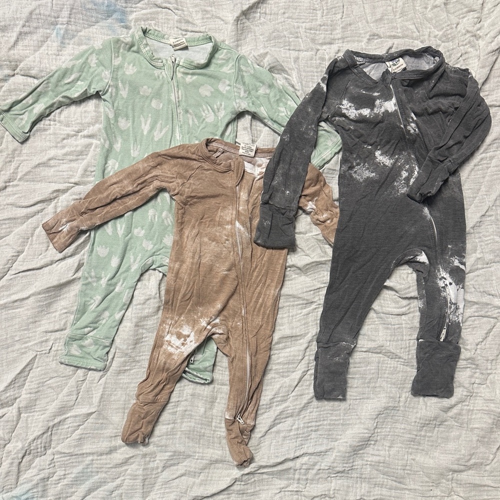 Larkspur baby bamboo baby pajamas